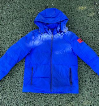 Chaqueta Calvin Klein Azul con Capucha