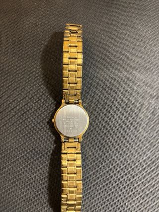 Reloj Seiko Quartz Dorado Original