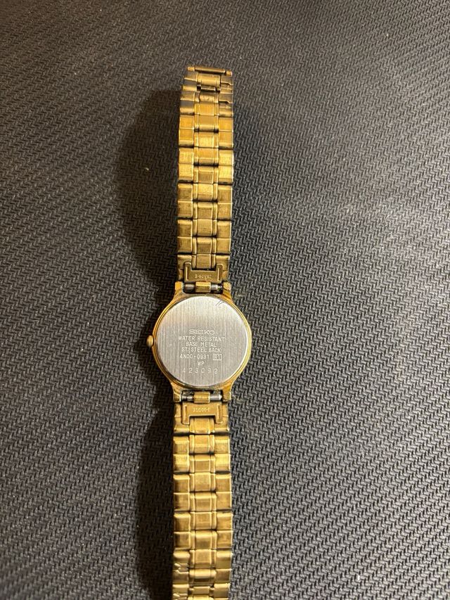 Orologio originale Seiko Quartz Gold