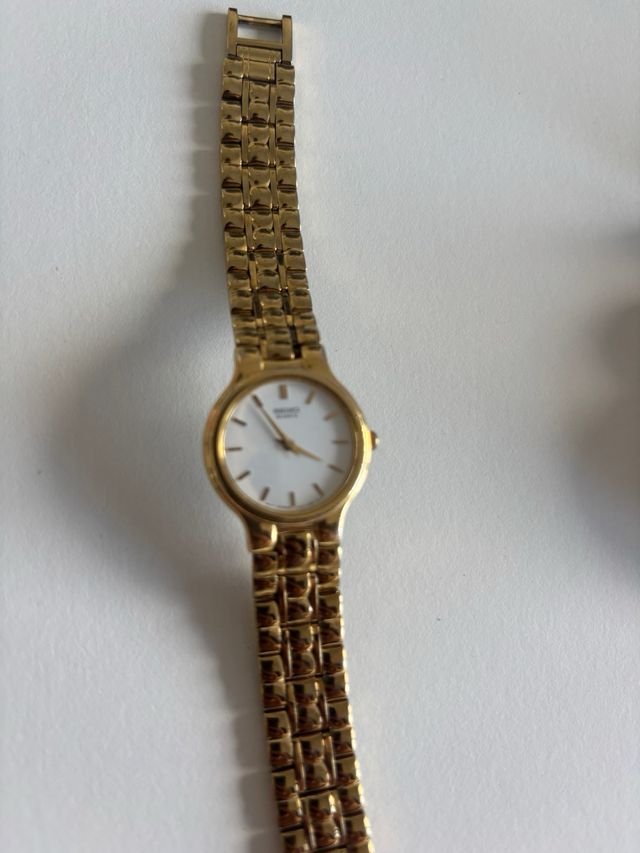 Orologio originale Seiko Quartz Gold