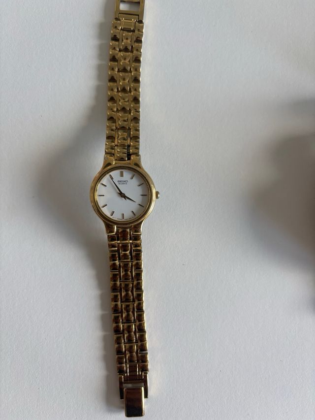 Orologio originale Seiko Quartz Gold