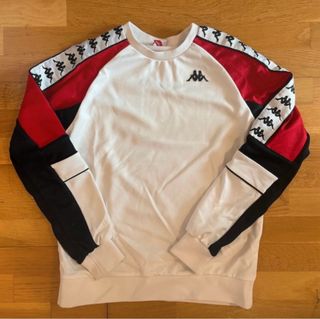 Sudadera Kappa Blanca y Roja