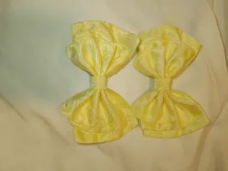 Lazos de pelo amarillos (2 unidades)
