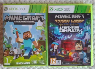 🇪🇸 Minecraft Xbox 360 y Story Mode La aventura