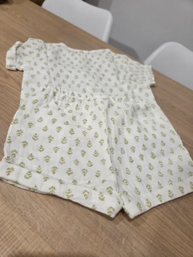 Conjunto bebé estampado floral