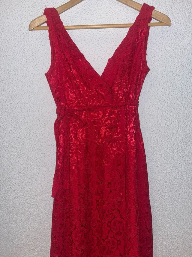 Vestido rojo invitada talla S