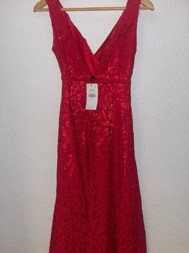 Vestido rojo invitada talla S