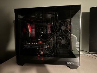 MUSETEX PC Gaming/AI Negro y Rojo