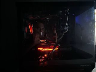 MUSETEX PC Gaming/AI Negro y Rojo