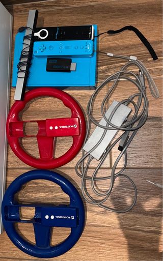 Consola Nintendo Wii Azul + Accesorios