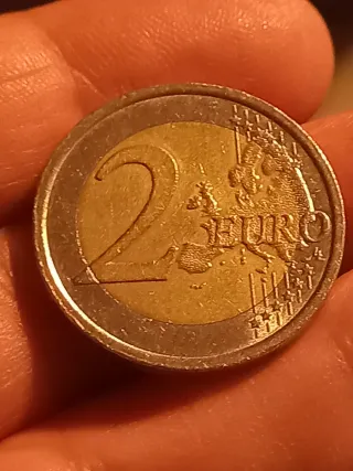 Moneta 2 Euro anno 2008