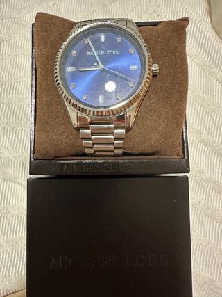 Reloj Michael Kors Azul y Plateado