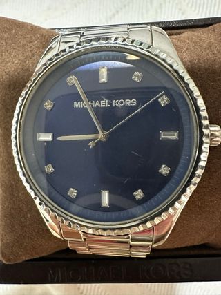 Reloj Michael Kors Azul y Plateado
