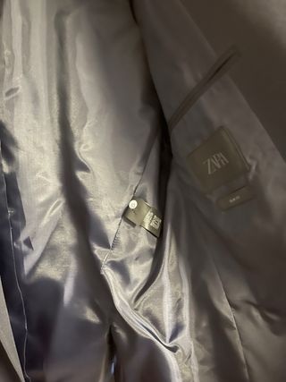 Chaqueta de traje azul