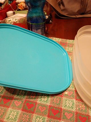 Set 3 Vassoi Tupperware Coperchio