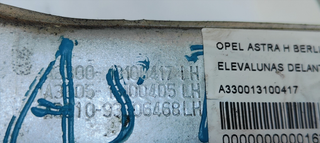 ELEVALUNAS DELANTERO IZQUIERDO OPEL ASTRA H BERLI