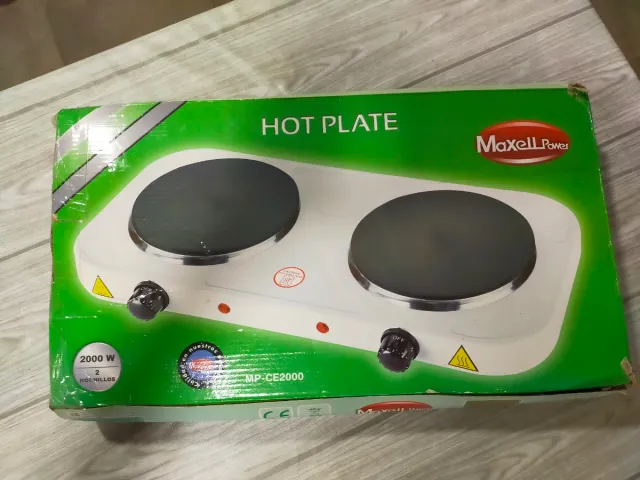 Hornillo Eléctrico Doble Maxell Power