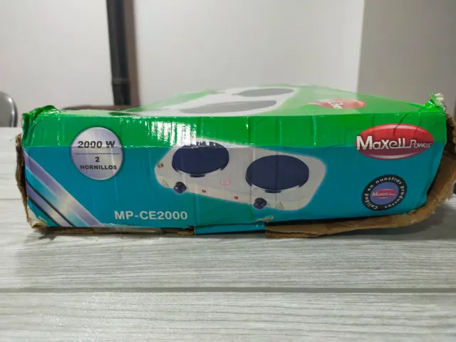 Hornillo Eléctrico Doble Maxell Power