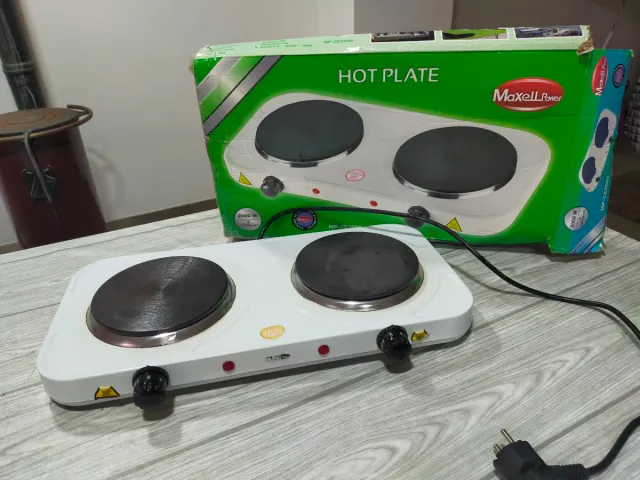 Hornillo Eléctrico Doble Maxell Power