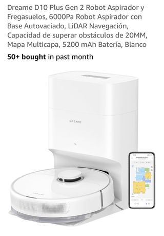 Dreame D10 Plus Gen 2 Robot Aspirador