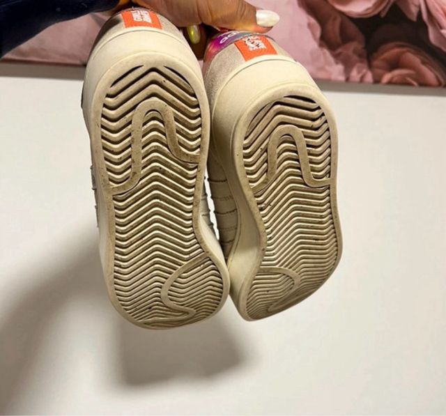 Adidas Superstar Beige Púrpura