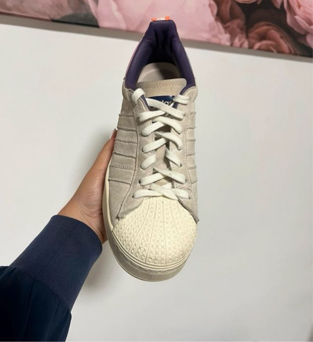 Adidas Superstar Beige Púrpura
