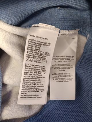 Sudadera Tommy Jeans Azul Talla M