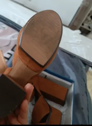 Zapatos de plataforma marrones