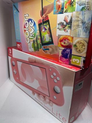 Nintendo Switch Lite Rosa con accessori 