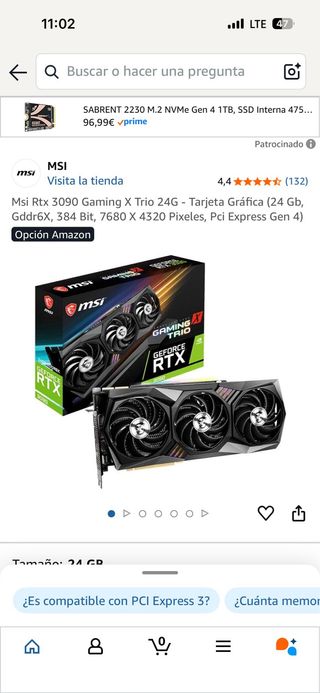 Tarjeta Gráfica Zotac NVIDIA GeForce RTX 3090 24GB