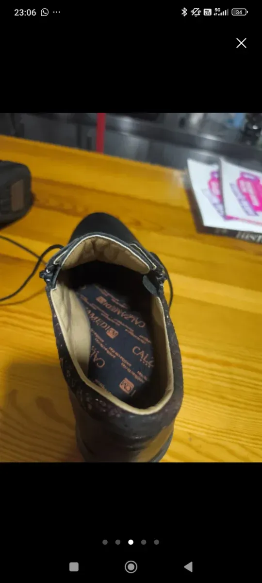 Calzamedi Mujer Talla 38 Negro/Morado