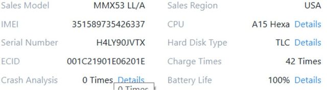 iPhone SE 2022 64GB Negro Batería 100%