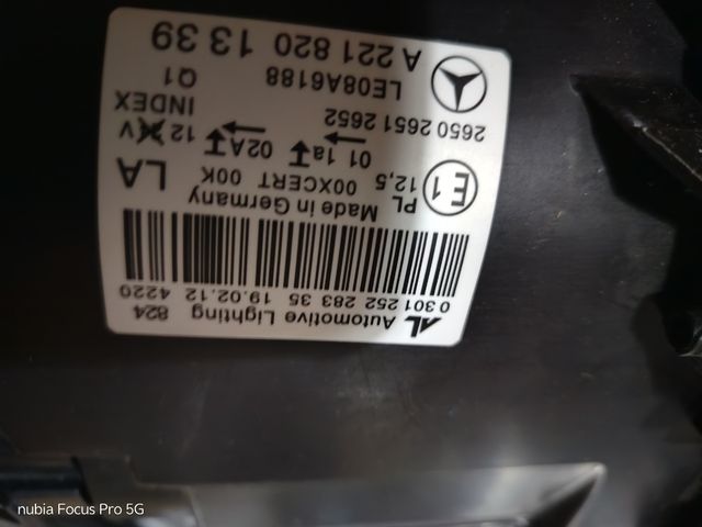 Faro Mercedes Alta Gama