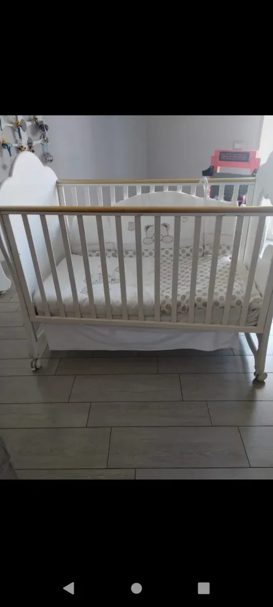 Culla Pali per neonato compresa di materasso