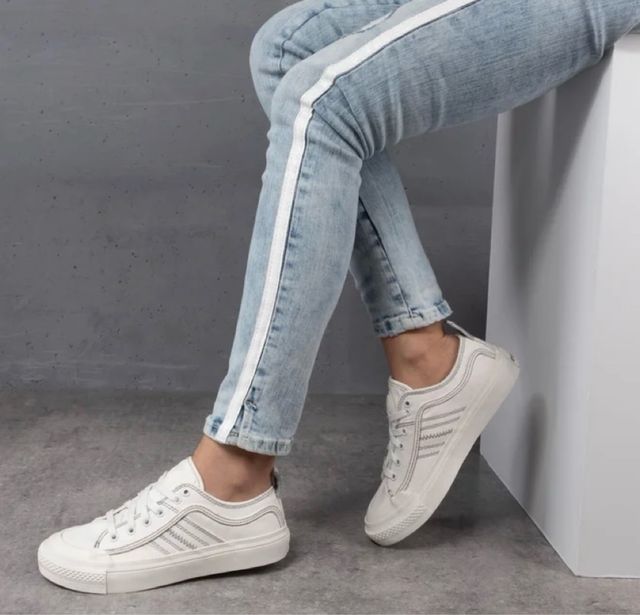 Zapatillas Diesel S Astico Low Lace Blancas