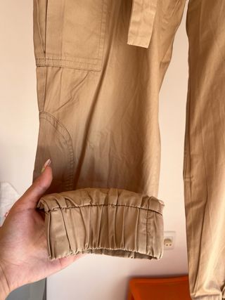 Pantalón cargo Zara Talla M Marrón