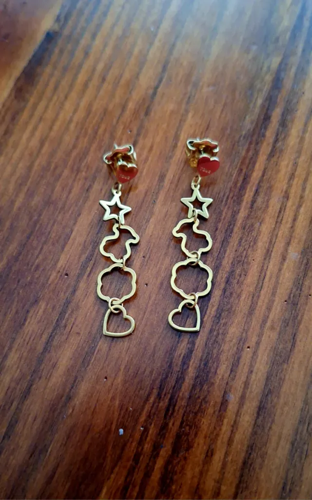 Pendientes TOUS Carrusel de Acero Inoxidable