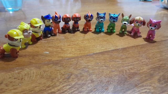 Figuritas de Paw Patrol.