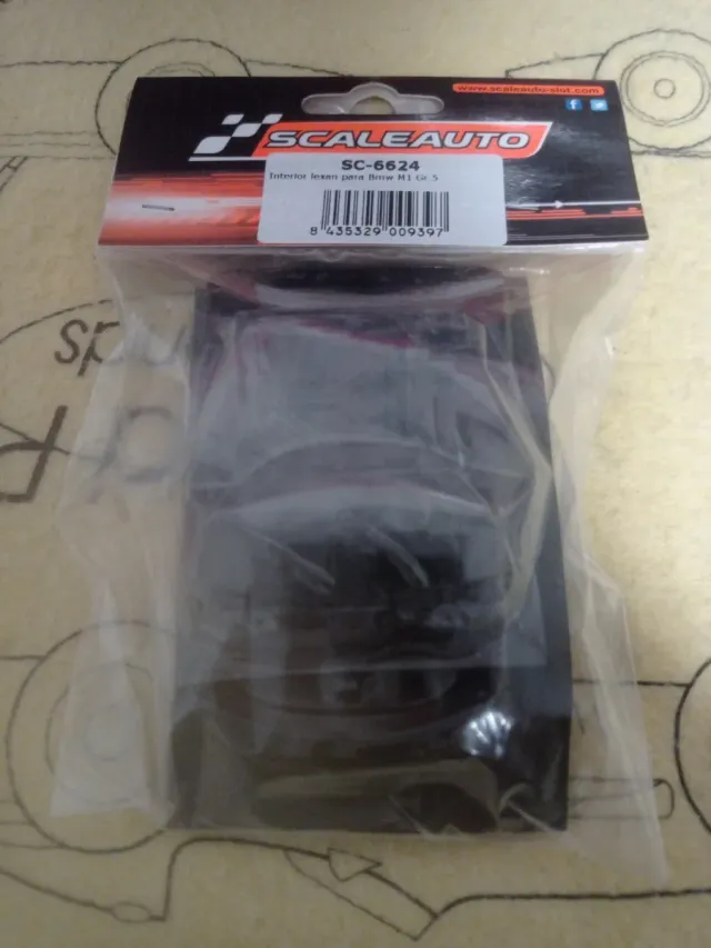 Interior lexan BMW M1 Scaleauto Gr.5 SC-6624
