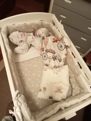 Minicuna colecho bebé