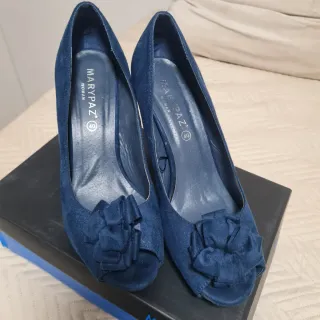 Zapatos de tacón MARYPAZ azul talla 40