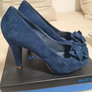 Zapatos de tacón MARYPAZ azul talla 40