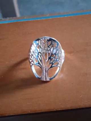 Anillo Swarovski Plata de Ley Nuevo