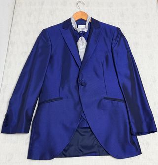 Traje de Novio Azul Ceremonia