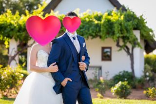 Traje de Novio Azul Ceremonia