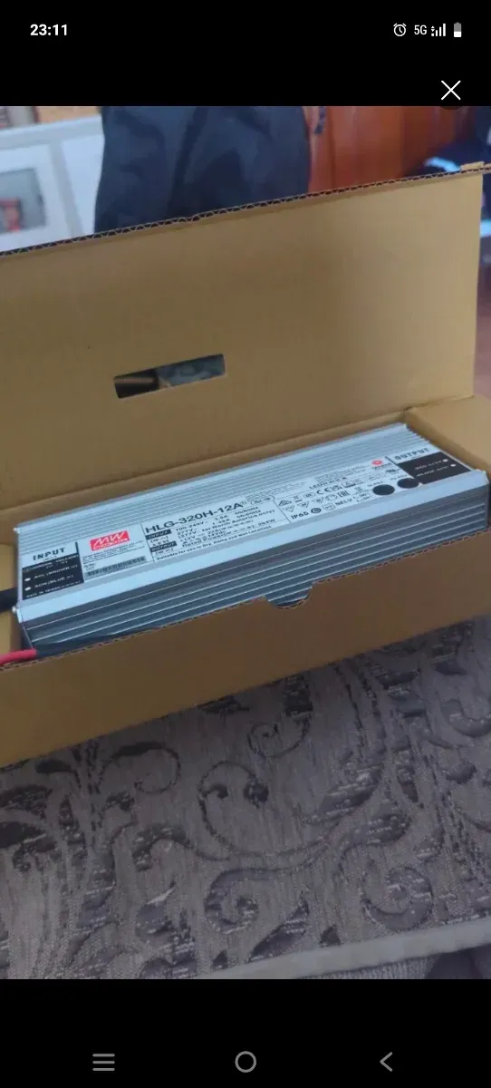 Fuente Alimentación MW HLG-320H-12A