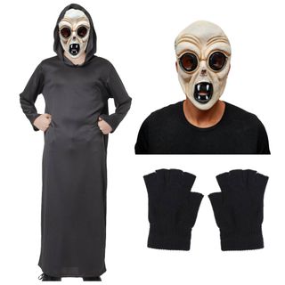 Disfraz Alienígena Talla L/XL con Máscara Latex