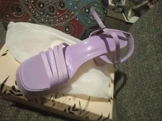 Sandalias lilas plataforma nuevas T41