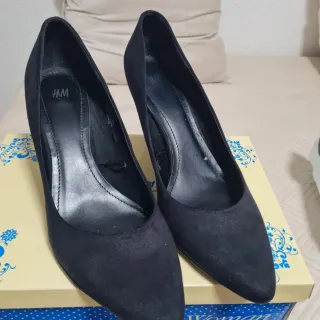 Zapatos de tacón negros talla 41
