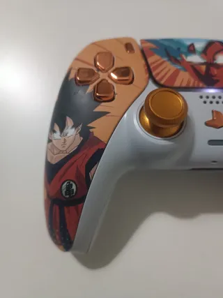 Mando PS5  Dragon Ball y joysticks TMR magnéticos.